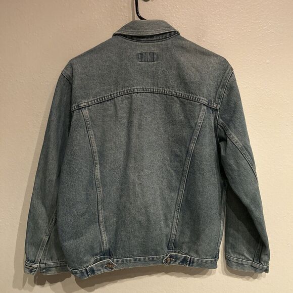 Vintage Lee Denim Union Made USA Denim Jacket Blue Mens Size Small 90s - Picture 7 of 9